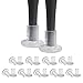 Andux Clear High Heel Protectors One Size Heel Stoppers for Wedding Mates Bridesmaid/GGXT-01 (10 Pairs)