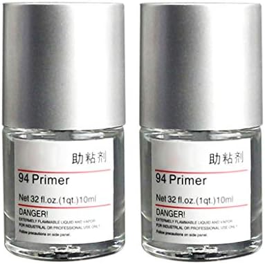 GuFuny Car Exterior Modification Double-Sided Adhesive Promoter Primer Car Adhesion Inside And Outside The Modified Accessories With Reinforcement Sticky Water 10ml X 2PC