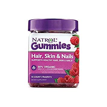 Natrol Hair Skin & Nails Gummy, 90 Count Pack of 2 Natrol Hair Skin & Nails Gummy, 90 Count Pack of 2