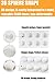 Joho 3D Silicone Baking Molds Cake, Round Silicone Mold Mousse Cake, Dessert Molds for Pastry Chocolate, Sphere Ball