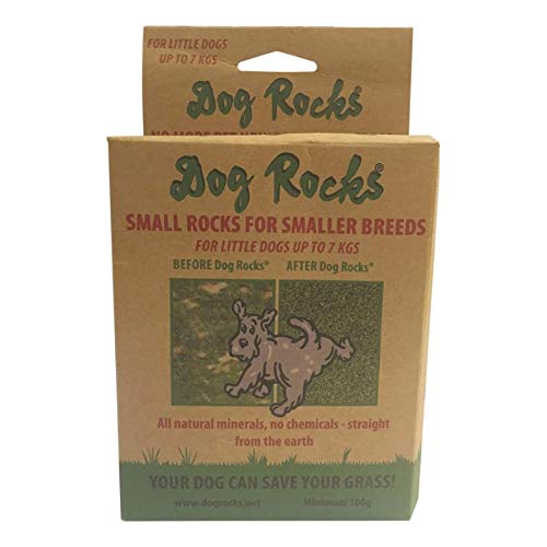 Dog Rocks for Water Bowls for Green Grass in 3-5 Weeks | Dog Urine Neutraliser for Lawns, Grass and Hedges | Stones for Dogs Water Bowls | Natural Dog Wee Neutraliser for Grass | 100g, 1 Month Supply