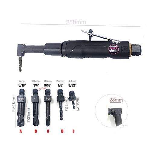 Air Threaded Drill Pneumatic Airplane Drill 1/4