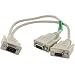 SF Cable: DB9 Male to 2 Female Serial Rs232 Splitter Cable 12 Inches primary
