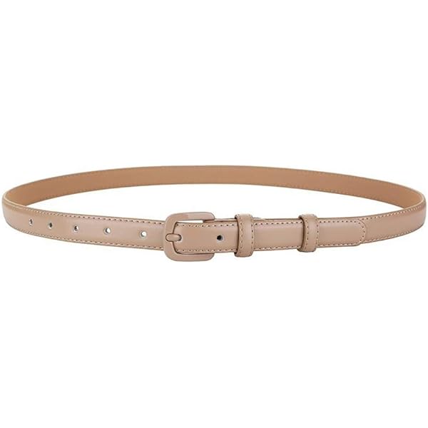 LAM GALLERY Skinny Metal Belts for Dress Gold Elastic Cinch  display picture 3