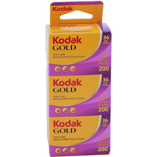 KODAK Gold 200 Foil Vertical Pack of 3 GB135-36