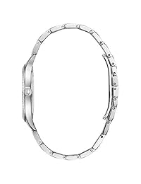 Bulova - Reloj de cuarzo para mujer, de acero inoxidable, color plateado (modelo: 96 x 145)