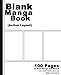 Blank Manga Book: White Cover,7.5 x 9.25, 100 Pages, Manga Action Pages,For drawing your own comics, by Blank Manga Book, Manga paper