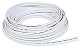 Rockville R14G50MSW 50 Foot Spool Marine Waterproof 14 AWG Speaker Wire White