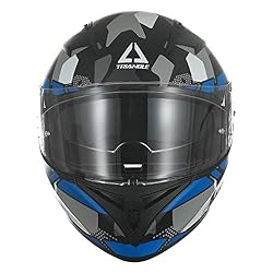 TRIANGLE Dual Visor Full Face Motorcycle Bike
