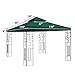 BenefitUSA Replacement Canopy Top Cover for 10'X10' Gazebo Polyester Double Tiers for Outdoor Garden Patio Pavilion Sunshade (Green)