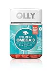 OLLY The Mega Omega-3 Gummy Supplements, Sweet Clementine, 50 Count