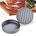 Hamburger Press Aluminum Burger Press, Heavy Duty Non-Stick Hamburger Patty Maker, Perfect Hamburger Mold Ideal for BBQ Grill - 30 Wax Papers Included