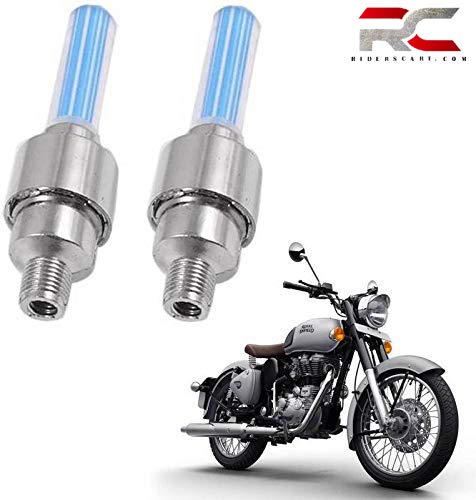 Riderscart Universal Car/Bike or Bicycle Tyre LED Light with Motion Sensor Tyre Light Blue Fancy Light Tail Light Plastic for Royal Enfield Thunderbird 350 with 6 Month Warranty Riderscart Universal Car/Bike or Bicycle Tyre LED Light with Motion Sensor Tyre Light Blue Fancy Light Tail Light Plastic for Royal Enfield Thunderbird 350 with 6 Month Warranty