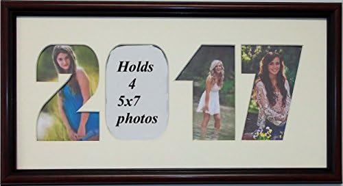 Graduation Year 2017 Photo Frame for 4- 5x7 Photos