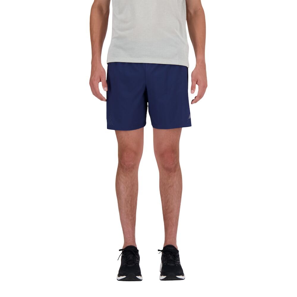 New Balance Men’s RC Short 7″, Nb Navy, X-Large