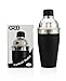 Leak Proof Black Stainless Steel Cocktail Shaker - 18oz Single Drink Size - Professional Grade Barware - Hand Inspected in USA for Quality