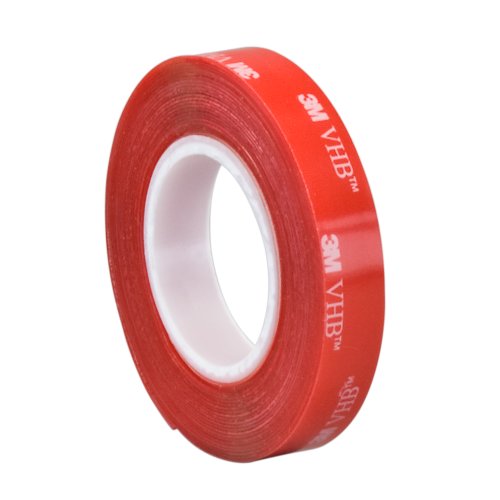 3m vhb tape 4905, 0.625 in width x 5 yd length (1 roll)