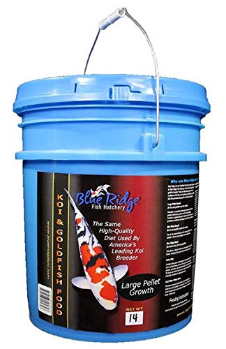 Blue Ridge Koi Fish Food 14lb - Koi Food 3/16” Large Growth Formula, Goldfish Food, Premium Fish Food for Ponds, Ponds Fish Food, Koi Food Fall and Winter Fish Food, Floating Pond Pellets - Thumbnail 5