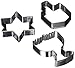 Rite Lite Set of 3 Chanukah Cookie Cutters Sheets - Dreidel, Menorah, Star of David Design, Jewish New Year Holiday Party Favors Hanukkah Hostess Gifts, Goodie Bag Rewards, Cooking Kitchen Accessories