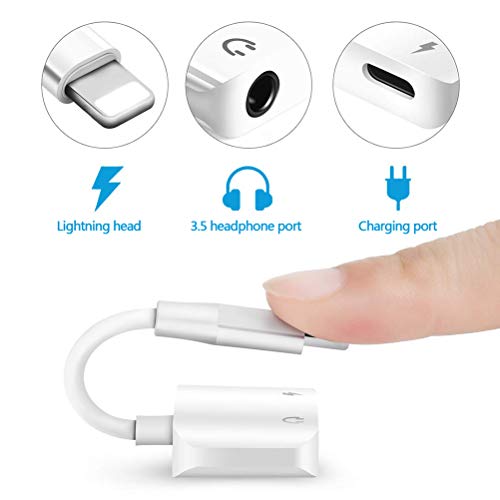 image for Ambrrhty Headphone Adaptor for iPhone Adaptor to 3.5mm Converter Earph