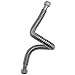 Holdrite QuickFlex 1 Inch FIP x 3/4 Inch FIP x 24 Inch Water Heater Connectors, Corrugated, Stainless Steel, QFC-17524