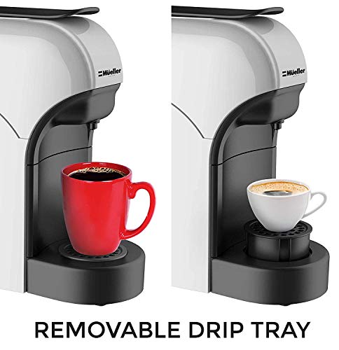 Mueller Espresso Machine for Nespresso Compatible Capsule, Premium Italian 20 Bar High Pressure Pump, 25s Fast Heating with Energy Saving System, Programmable Buttons for Espresso and Lungo, 1400W Mueller Espresso Machine for Nespresso Compatible Capsule, Premium Italian 20 Bar High Pressure Pump, 25s Fast Heating with Energy Saving System, Programmable Buttons for Espresso and Lungo, 1400W