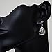925 Sterling Silver Cut Open Celtic Infinity Knot Symbol Round Dangle Hook Earrings 1.2