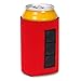USA Gear Magnetic Can Cooler Sleeve - FlexARMOR Neoprene Collapsible Drink Sleeve Holder for 12oz to 16oz Cans with 3 Strong Magnets, Foldable Insulator Slim Design Keeps Drinks Cold (Red)