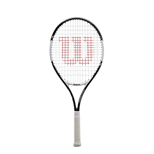 Wilson-Roger-Federer-Raqueta-de-Tennis-Unisex-Youth-BlackRed