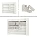 South Shore Crea Pure White Craft Storage Hutch