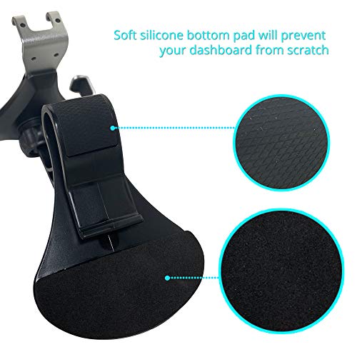Topfit Model 3 Dashboard Cell Phone Holder, Car Phone Mount with Stable Clip Base Compatible Tesla Model 3 - Thumbnail 5