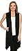 Womens Sleeveless Cardigan Vest Open Front Asymmetrical Long Cardigan- USA