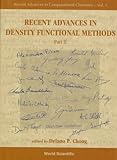 Recent Advances in Density Functional Methods, Chong, Delano P., 9810231504