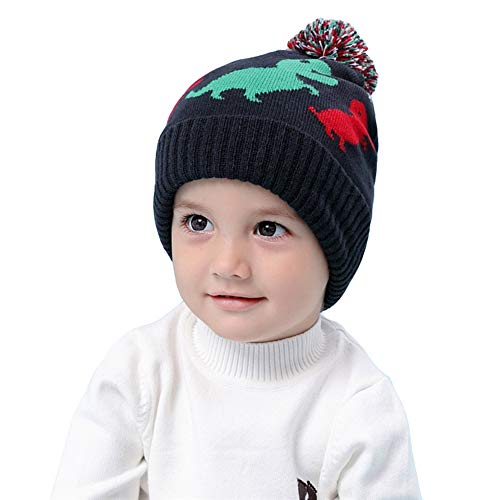 Exemaba Baby Boys Winter Hat Infant Soft Warm Knitted Beanie Cap Cute
