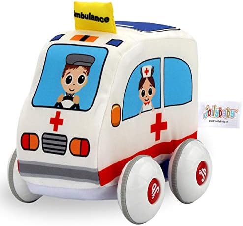 OASMU Toy Cars for Babies, Soft Cars Toys for 1 2 year old, Pull Back Vehicles Cartoon Construction Vehicles Toys,Mini Pull and Go Toy Cars Play for Kids Toddlers Boys