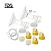 Maymom Breast Pump Kit Compatible with Medela Pump in Style Advanced Breastpumps NOT for Pump in Style with MaxFlow, 21 mm Breastshield