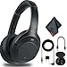 Sony WH-1000XM3 Wireless Noise-Canceling Over-Ear Headphones (Black) with Cleaning Cloth