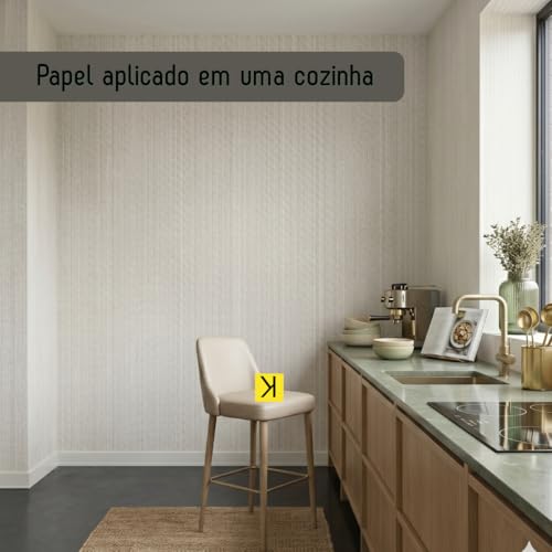 Papel De Parede Linho Branco Texturizado Adesivo 45cm x 5m