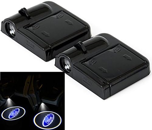 2pcs Wireless Car Door Led Welcome Laser Projector Logo Ghost Shadow Light Car-styling Car Interior Lamp Light (Ford)