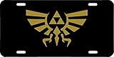 Zelda Black License Plate For Cars, Trucks, SUV's