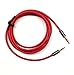 Red 3ft Gold Plated Design 3.5mm Male to 2.5mm Male Car Auxiliary Audio Cable Cord Headphone Connect Cable for Apple, Android Smartphone, Tablet and MP3 Player