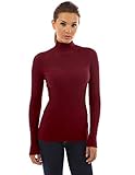 PattyBoutik Women's Turtleneck Eyelet Inset Sweetheart Sweater