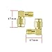 HIGHFINE 2X RP-SMA Male (Jack) to SMA Female (Jack) Right Angle 90-Degree Adapter Gold Plated Connectors Contacts