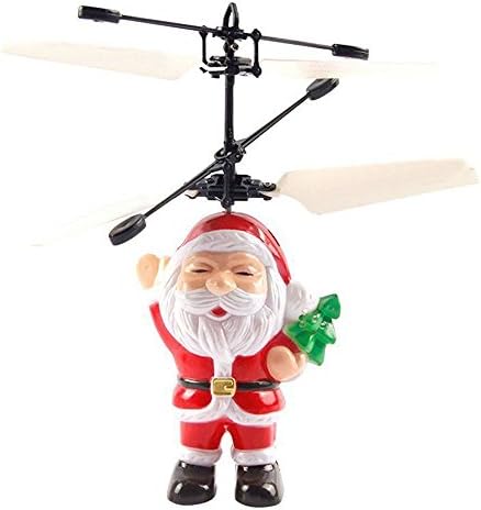 Electric Infrared Sensor Flying Ball Santa Claus, Flashing Flying Father Christmas Ascend And Descend, Altitude Sensing By Xander (Santa)
