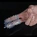 Crystal Spike Finger Sleeve Finger Stimulator Condom Sex Toy Adult Toy - Color Random