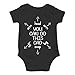 You Can Do This Dad - Funny Baby Essentials Bodysuit - Cute Baby Girl Clothes Newborn Boy Outfit (6 Months, Black)