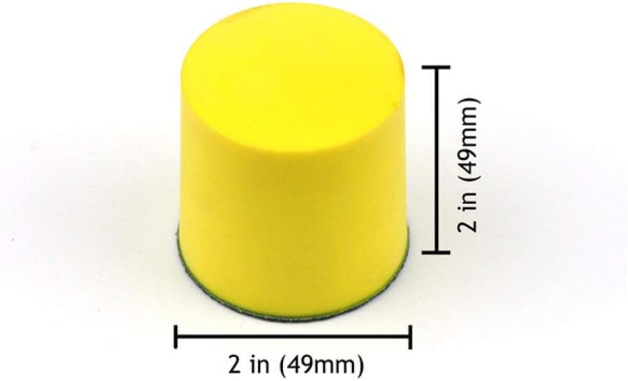 Sanding Disc Holder Sandpaper Backing Polishing Pad Hand Grinding Block PU Foam Sanding Disc,2inch