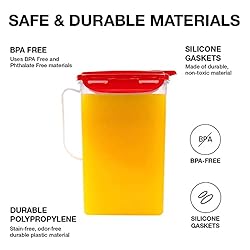 LocknLock Aqua Fridge Door Water Jug with Handle