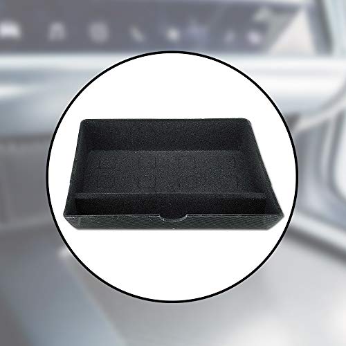 Black Mirror Surface Coolko Center Console Organizer Box