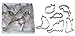 R&M International When the Cat's Away Cookie Cutters, Assorted, 6-Piece Set
